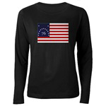 Womens Long Sleeve Dark T-Shirt