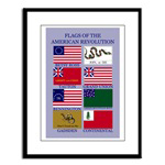Flags of the American Revolution Framed Print