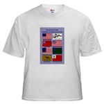 Flags of the American Revolution White T-Shirt
