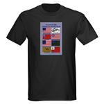 Flags of the American Revolution Dark T-Shirt