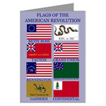 Flags of the American Revolution Greeting Card