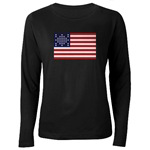 Womens Long Sleeve Dark T-Shirt