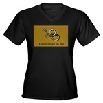 Womens V-Neck Dark T-Shirt