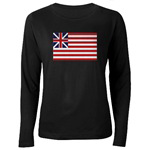 Womens Long Sleeve Dark T-Shirt