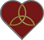 Red Trinity Heart