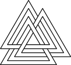 Black Open Valknut