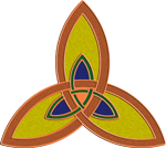 Flaming Trinity Knot